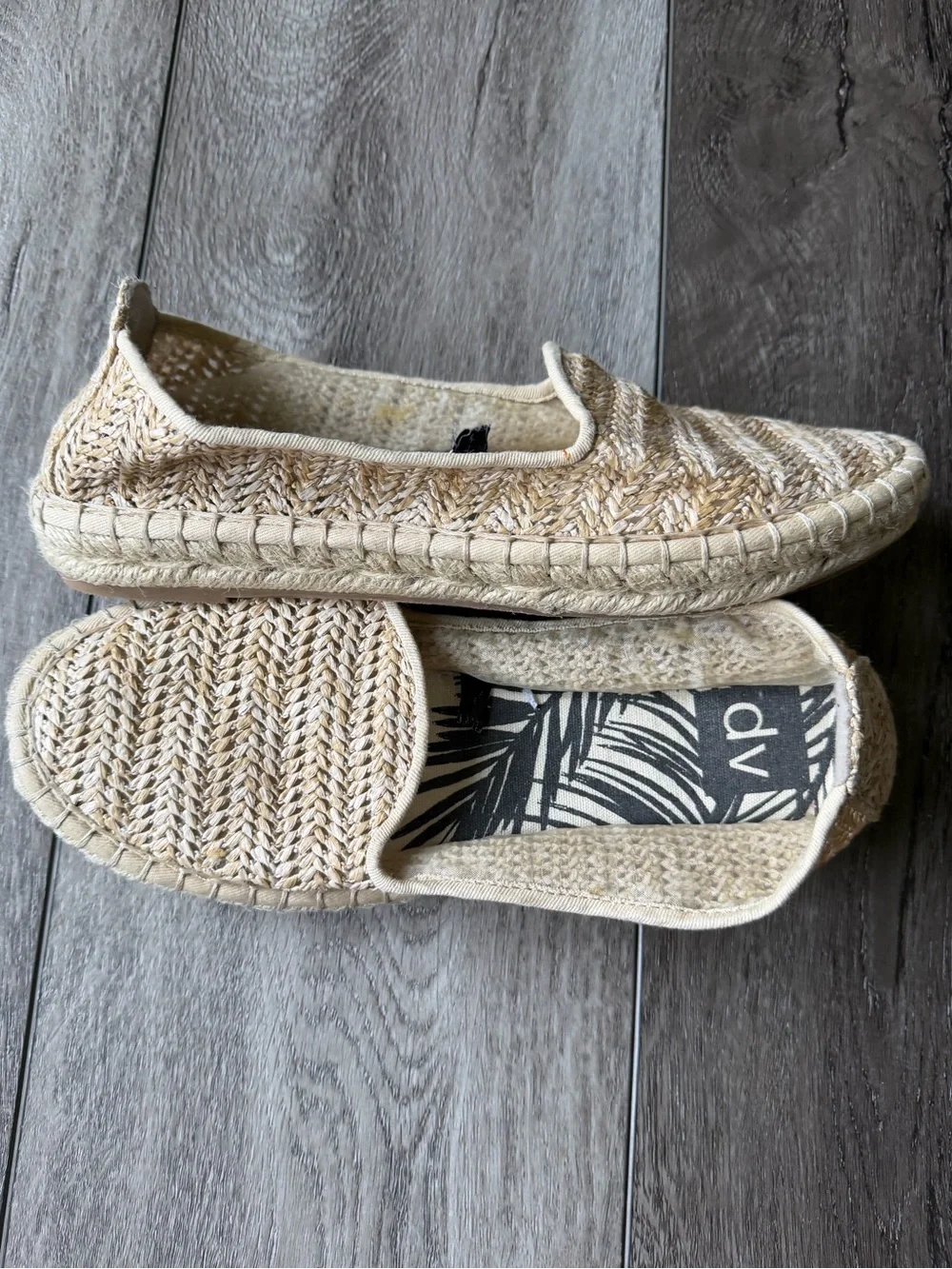 Dolce Vita Woven Espadrille Slip-Ons in Natural Beige- Vacation Ready!